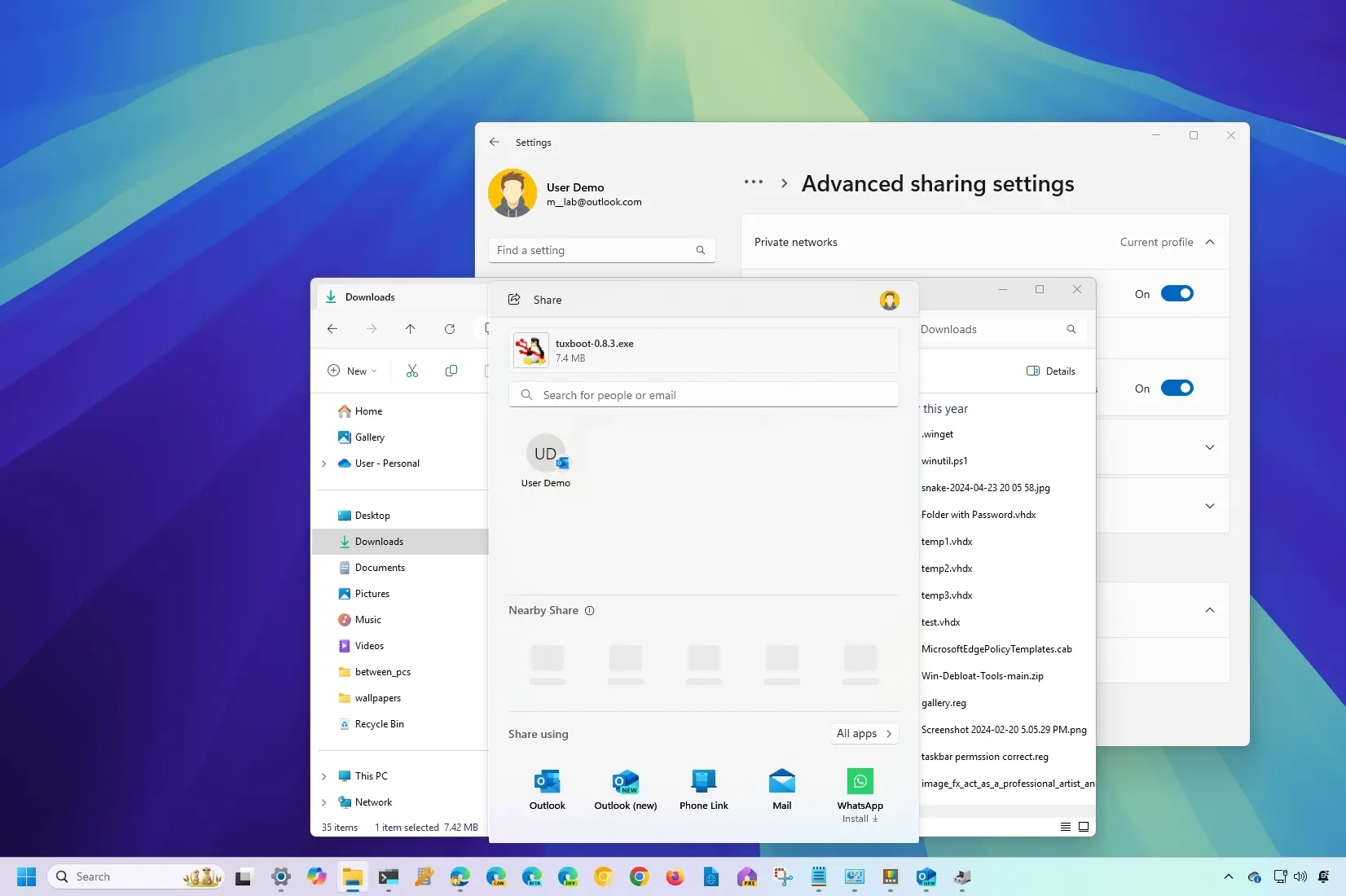 윈도우 OS 컴터들 간의 Local Network