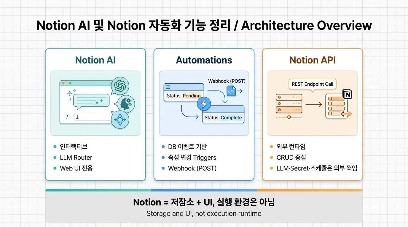 Notion AI 및 Notion 자동화 기능 정리